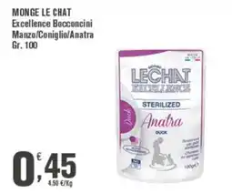 Conté Supermercati Lechat Excellence Bocconcini Anatra offerta
