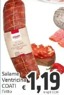 Paghi Poco Salame Ventricina COATI offerta