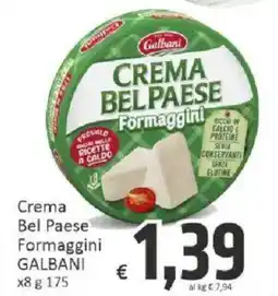 Paghi Poco Crema Bel Paese Formaggini Galbani offerta