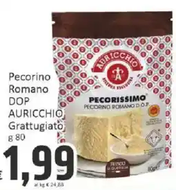 Paghi Poco Pecorino Romano DOP Auricchio Grattugiato offerta
