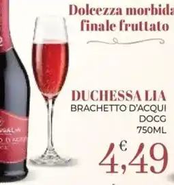 Eté Duchessa Lia Brachetto d'Acqui offerta