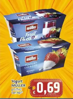Paghi Poco Yogurt Müller offerta