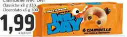 Paghi Poco Ciambelle Mr Day con cioccolato offerta