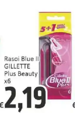 Paghi Poco Rasoi Blue II GILLETTE Plus Beauty offerta