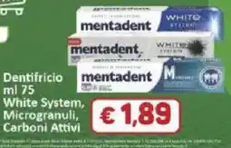 Paghi Poco Dentifricio White System offerta