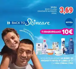 Eté Nivea body fluida idratante nutriente offerta