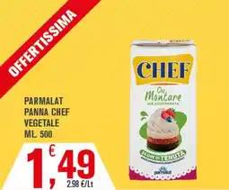 Conté Supermercati Panna chef vegetale offerta