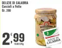 Conté Supermercati Delizie di Calabria Carciofi a Fette offerta