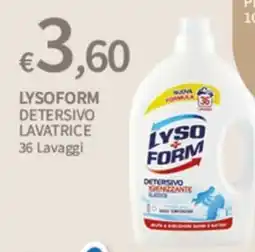 SpeSì Lysoform detersivo lavatrice offerta