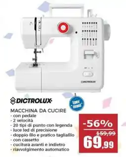 Happy Casa Macchina da cucire Dictrolux offerta