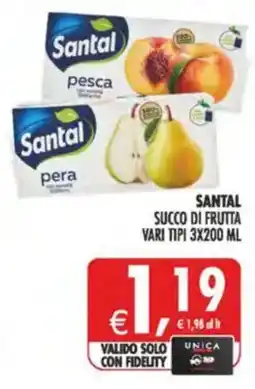 Deco Maxistore Santal succo di frutta offerta