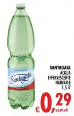 Deco Maxistore Santagata acqua effervescente naturale offerta