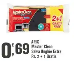 Conté Supermercati Arix Master Clean Salva Unghie Extra offerta