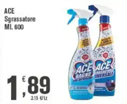 Conté Supermercati ACE Sgrassatore offerta