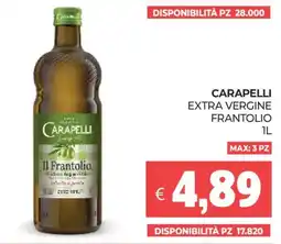 Eté Carapelli extra vergine Frantolio offerta