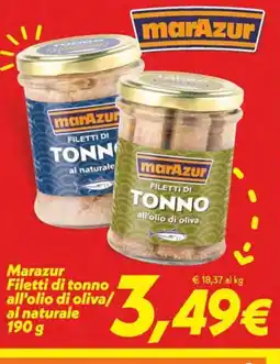 Iper Super Conveniente Marazur Filetti di tonno offerta