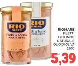 Eté Riomare filetti di tonno naturale offerta