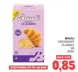 Eté Bauli croissant classici offerta