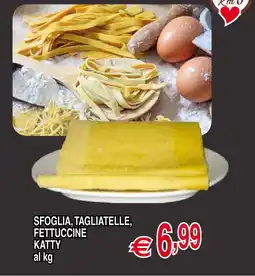 Centro Oceano Sfoglia, tagliatelle, fettuccine Katty offerta