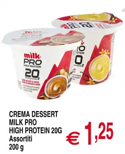 Centro Oceano Crema dessert Milk Pro high protein 20g offerta
