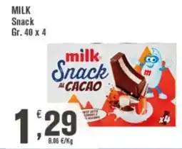 Conté Supermercati Milk Snack al cacao offerta