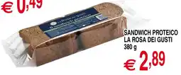 Centro Oceano Sandwich proteico La Rosa dei gusti offerta