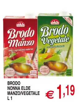 Centro Oceano Brodo Nonna Elde Manzo/Vegetale offerta