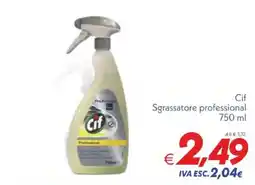 Iper Super Conveniente Cif Sgrassatore professional offerta