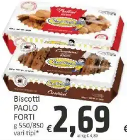 Paghi Poco Biscotti Paolo Forti offerta