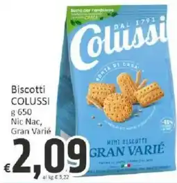Paghi Poco Biscotti Colussi offerta