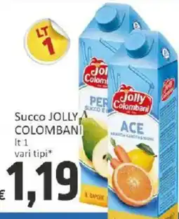 Paghi Poco Succo JOLLY COLOMBANI offerta