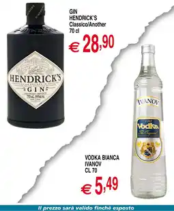 Centro Oceano Gin Hendrick's offerta