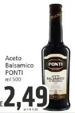 Paghi Poco Aceto Balsamico Ponti offerta