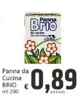 Paghi Poco Panna da Cucina BRIO offerta