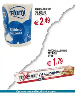 Centro Oceano Bobina multiuso Florry offerta