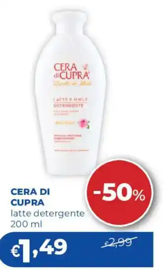 Cera di Cupra latte detergente
