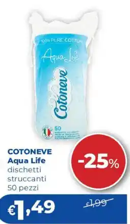 Acqua & Sapone Cotoneve Aqua Life dischetti struccanti offerta