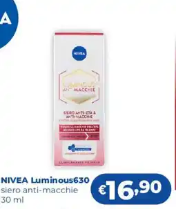 Acqua & Sapone NIVEA Luminous siero anti-macchie offerta