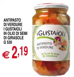 Centro Oceano I Gustaioli antipasto di verdure offerta