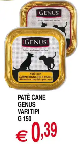 Centro Oceano Patè cane Genus offerta