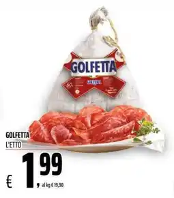 Coop Master Alleanza 3.0 Golfetta l'etto offerta