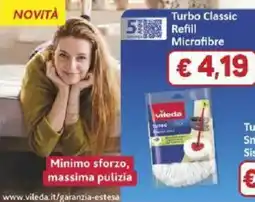 Paghi Poco Turbo Classic Refill Microfibra Vileda offerta