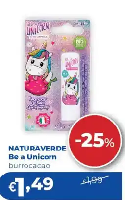 Acqua & Sapone Naturaverde Be a Unicorn burrocacao offerta