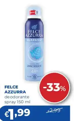 Acqua & Sapone Felce Azzurra deodorante spray offerta