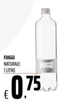 Coop Master Alleanza 3.0 Acqua naturale Fiuggi offerta