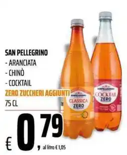 Coop Master Alleanza 3.0 San Pellegrino aranciata chinò cocktail offerta