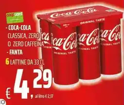 Coop Master Alleanza 3.0 Coca-Cola Classica, Zero o Zero Caffeina offerta