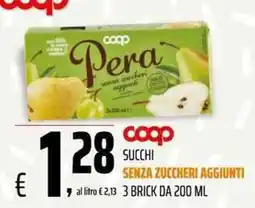 Coop Master Alleanza 3.0 Pera senza zuccheri aggiunti offerta
