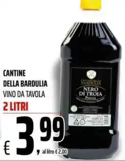 Coop Master Alleanza 3.0 Cantine della Bardulia Nero di Troia offerta