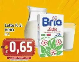 Paghi Poco Latte P. S. BRIO offerta